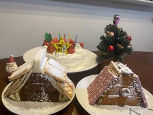 手作りクリスマスケーキ